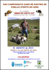 Campionato de Rastro de Coello de Porto do Son