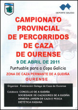 Campionato Provincial de Ourense de Percorridos de Caza