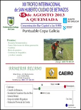 XIII Trofeo Internacional de San Huberto "Ciudad de Betanzos"