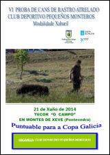 Campionato de Rastro de Xabaril de "O Campo"